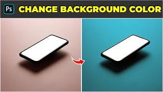 How to change background color - Photoshop Tutorial (Fast & Easy)