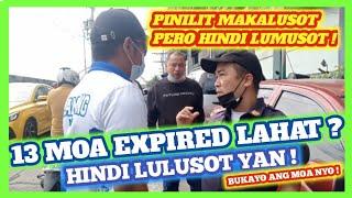 13 MOA EXPIRED LAHAT ? HINDI LULUSOT YAN ! MTPB CLAMPING OPERATION / PAPAJOE TV MANILA UPDATE PTV