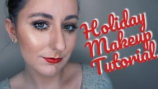 Bronzey Eye Holiday Makeup Tutorial Collab!! | Angie Burgs