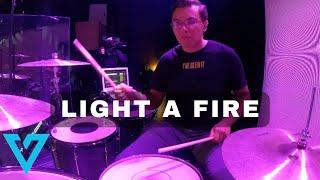 David Leonard - Light A Fire // Live Drums In-Ear Mix | Jacob Le