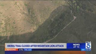 Hiking trail closed after mountain lion attack