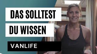 Vanlife - das solltest du wissen übers Leben im Wohnmobil.