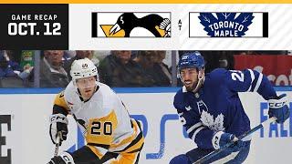 GAME RECAP: Penguins at Maple Leafs (10.12.24) | Malkin Reaches 1,300 Points