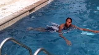 WNBA star Mo Currie Learning to Swim