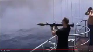 See how Russian Navy Destroys a pirate boat | Tech IT Creators