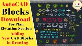 CAD Blocks Free Download And How to use it | New CAD blocks Download | CAD Blocks Insert