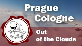 Out of the Clouds - (Airbus 319) - Flight from Prague to Cologne