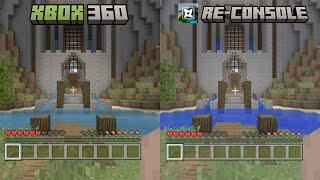 Minecraft: Xbox 360 Edition vs Re-Console (Modpack) | Graphics Comparison