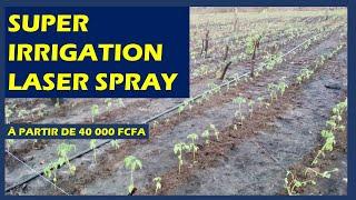 SUPER SYSTEME D'IRRIGATION LASER #laserspray #irrigation