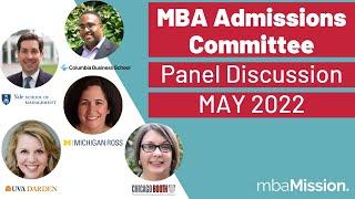 MBA Admissions Committee Panel 2022