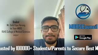 MBBSCouncil Review by Mr Sahil Vijay - Student Testimonial | MBBS Admission Counselling Services