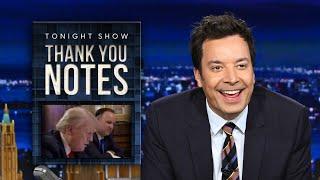 Thank You Notes: Trump's Apparent Lisp, WebMD | The Tonight Show Starring Jimmy Fallon