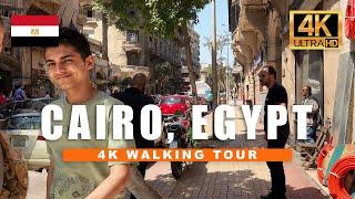 4K Cairo Walking Tour: Explore El Gaish & El Attaba Market in Old Cairo, Egypt | 4K HDR 60fps