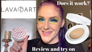 Trying the Lava Art Perfect Glow Cover Cushion Foundation | Thebriabeauty