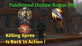 Fatebound Outlaw Rogue - (Battlegrounds Pvp Highlights #4) - Wow The War Within 11.0.2