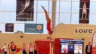 Lorette Charpy  - Uneven Bars - Barres - Top 12 Février 2025