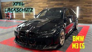 BMW M3 CS XPEL Lackschutz HOW WE DO custommade PPF by CR CarWrapping in Würzburg