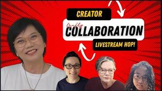  #CreatorsUnite - Join our LIVESTREAM HOP and Craft Along With Us! 