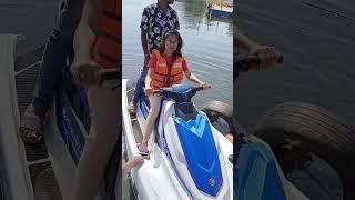 Jet skiing at Pachmarhi Champak Lake#adventure #vlog #vlogger #KhushbooLalwani