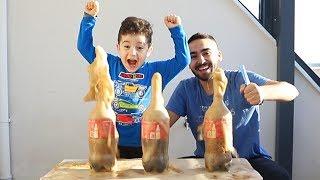 Yusuf and Uncle experimented with Cola and Mentos