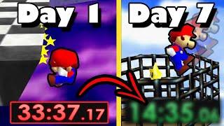 Can I become a Top Mario Speedrunner in just ONE WEEK?