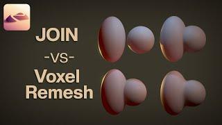 Join vs Voxel Remesh | Nomad Sculpt Quick Tutorial