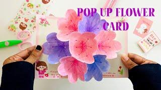 DIY POP UP FLOWER CARD  (diy gift idea | handmade gifts)