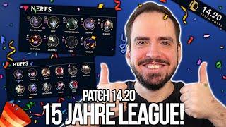 League wird 15 - und ihr bekommt Geschenke! | Patch Notes 14.20 Rundown