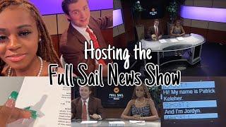 Hosting the Full Sail News Show | Behind the scenes | Jordyn Marie