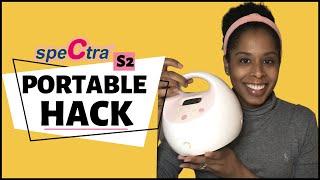 SPECTRA S2 Portable Battery Hack | Spectra S2 Breast Pump On The Go (How To) + Suction Strength Test