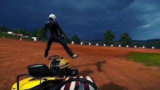 CRAZY LAWN MOWER RACE | WRECKFEST