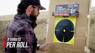 EZ Aim® Pull-N-Shoot Splash Reactive Paper Shooting Targets by Allen