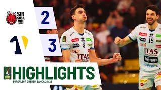 Sir Susa Vim Perugia vs. Itas Trentino - Superlega Credem Banca VBTV Match Highlights