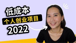 2022 个人创业可以做什么？5个极具发展潜力的低成本创业项目！一件代发已死？｜海外创业