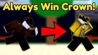 How to ALWAYS Win Crown in Untitled Tag Game! (Roblox)