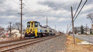 LIRR 158 Tows DE30 421 Down The Montauk Branch