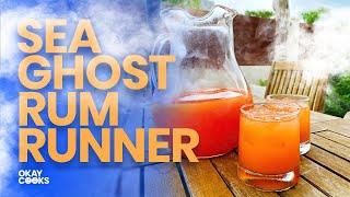 SEA GHOST RUM RUNNER RECIPE | Ultimate Vacation Cocktail | OKAY COOKS