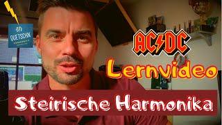 AC/DC Thunderstruck - Steirische Harmonika ►Lernvideo