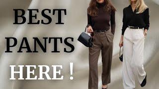 The Most Flattering Pants for Every  Woman Needs | Stylish , Elegant , and Comfortable