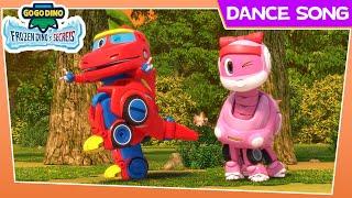 【GOGODINO: Frozen Dino's Secrets】Dance Song | Nursery Rhyme | Dinosaur | Kids Cartoon | Robot | Toys