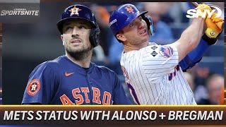 The Mets current status with Pete Alonso and Alex Bregman | SportsNite | SNY