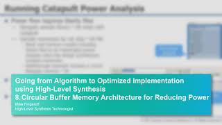 Video 8: Circular Buffer Memory Architecture for Reducing Power