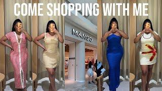 Vlog: Come Shopping With Me At Mango (New In Items & Try On) Is It Short & Curvy Girl Approved?