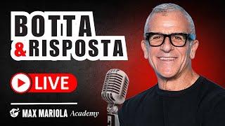  Botta e Risposta con Max - Live su YouTube il 24 Febbraio ore 21.00