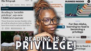 the privilege of reading: who can afford to be a bookworm?