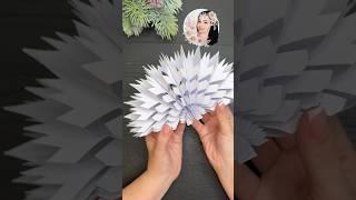 WoW! ️ Easy Paper Christmas Decorations 2024 3D Snowflake