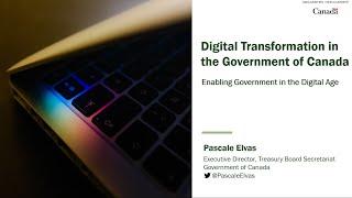 Digital Transformation in the Government of Canada