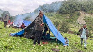 Most Relaxing And Beautiful Himalayan Village Life During The Heavy Rain ||Village Life Documentary.