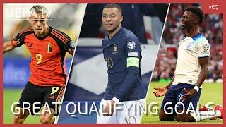 EURO 2024 Great Qualifying Goals | Trossard, Mbappé, Saka...