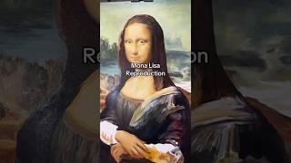 The process of painting a reproduction of Mona Lisa!  Day 2   #art #oilpainting #monalisa